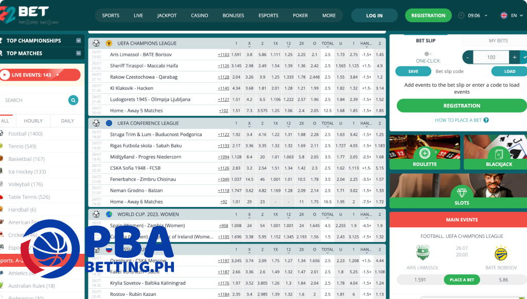 Online Betting at 22Bet