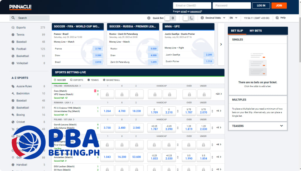 Sports Betting at Pinnacle Philippines

