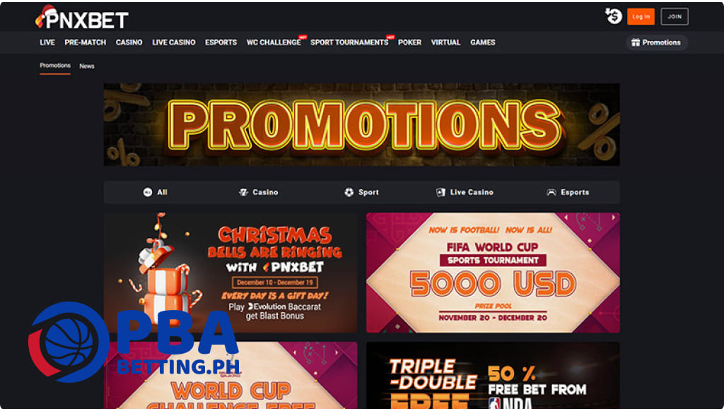  PNXBet bonuses and promos for Filipino players
